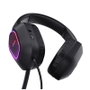 Trust GXT 416 Zirox Auricular Gaming RGB Negro Iluminación LED Multicolor Micrófono Plegable Control de Volumen